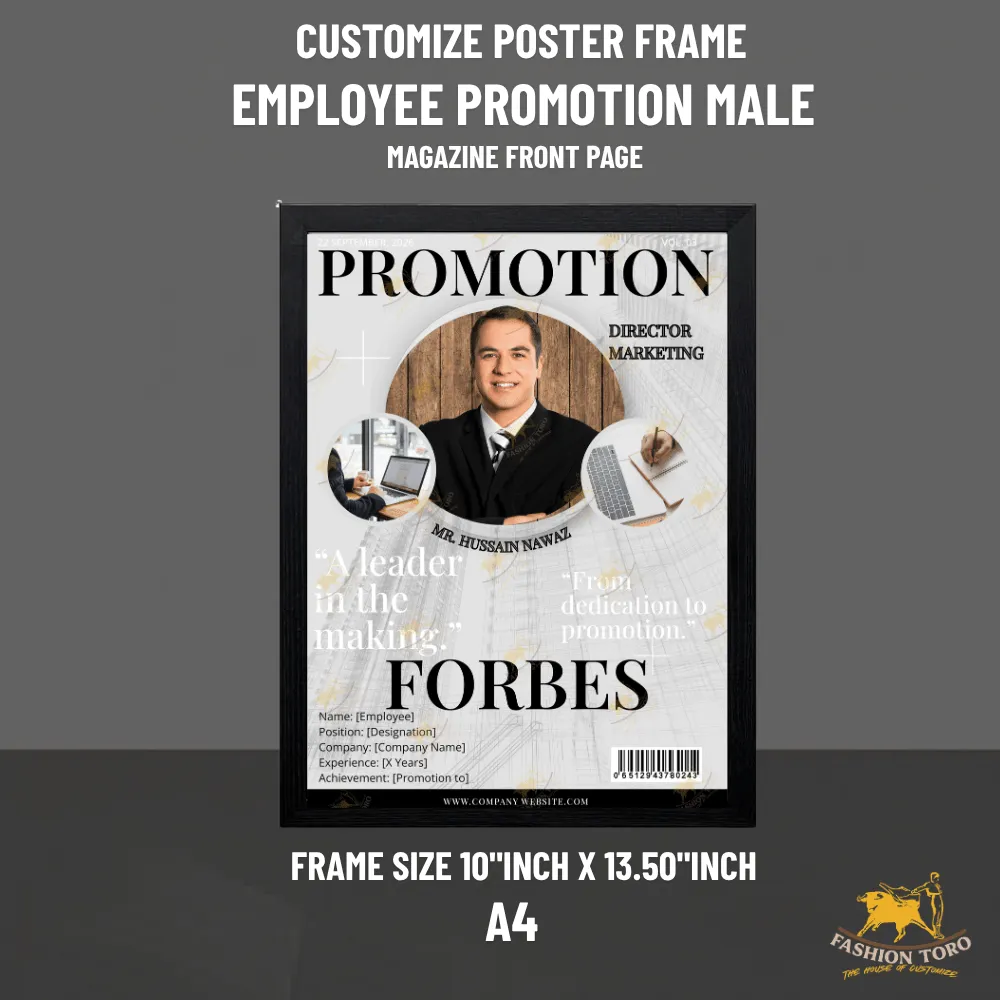 Promotion Manager Male Customize Poster Frame