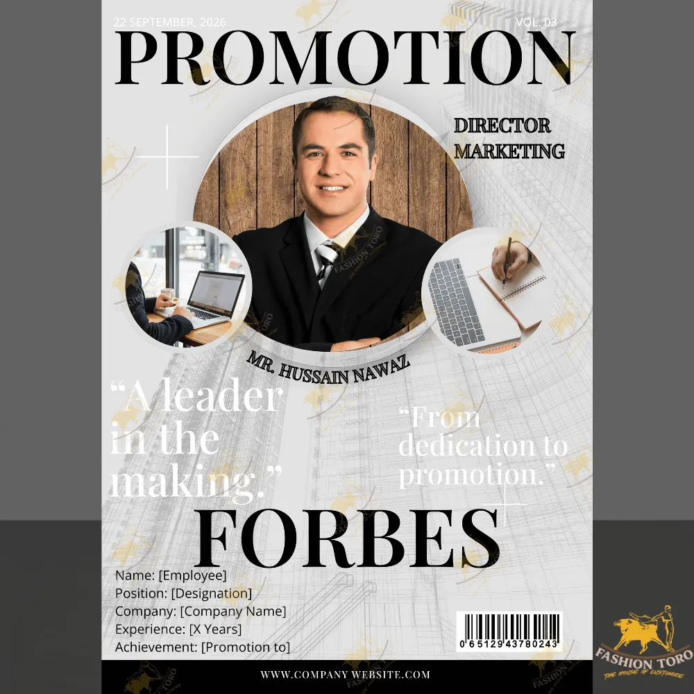 Promotion Manager Male Customize Poster Frame