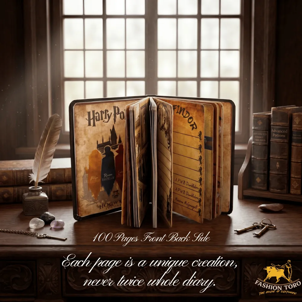 Harry Potter Diary with Plain Silver Cover