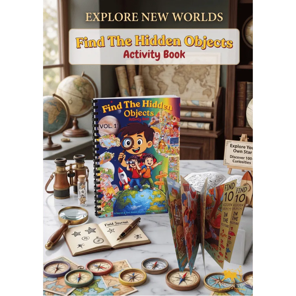 Kids Brain Boosters & Puzzle Books Hidden puzzle object book (Vol 1)