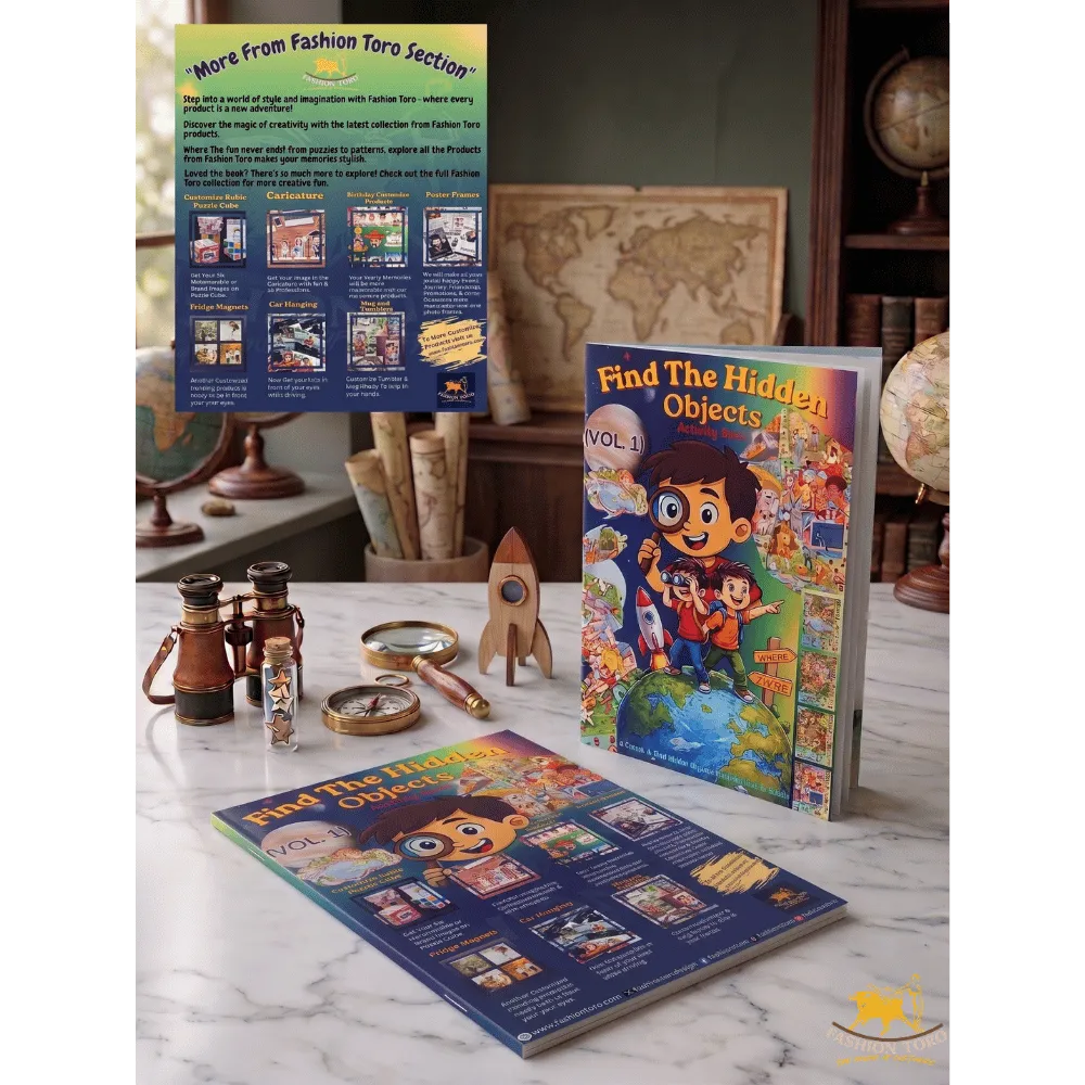 Kids Brain Boosters & Puzzle Books Hidden puzzle object book (Vol 1)