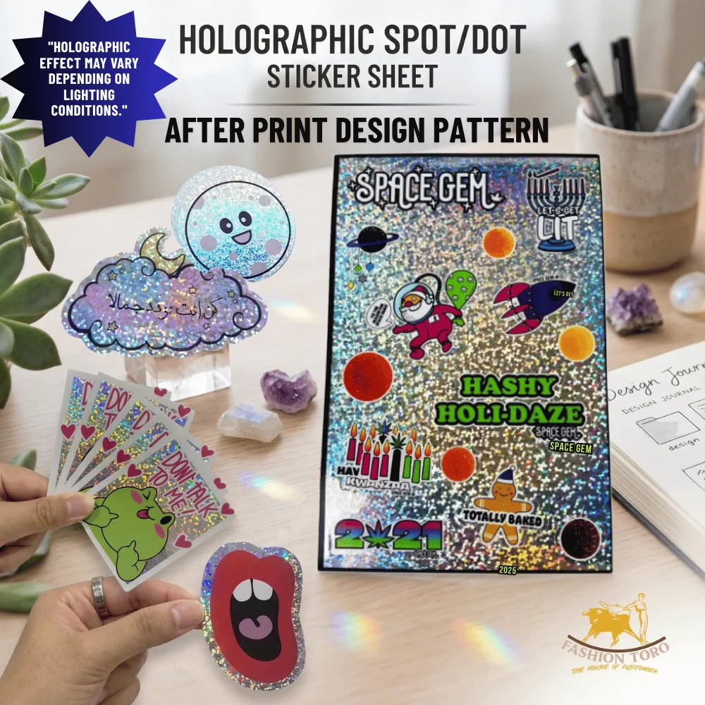 Holographic Dot Spot Sheet