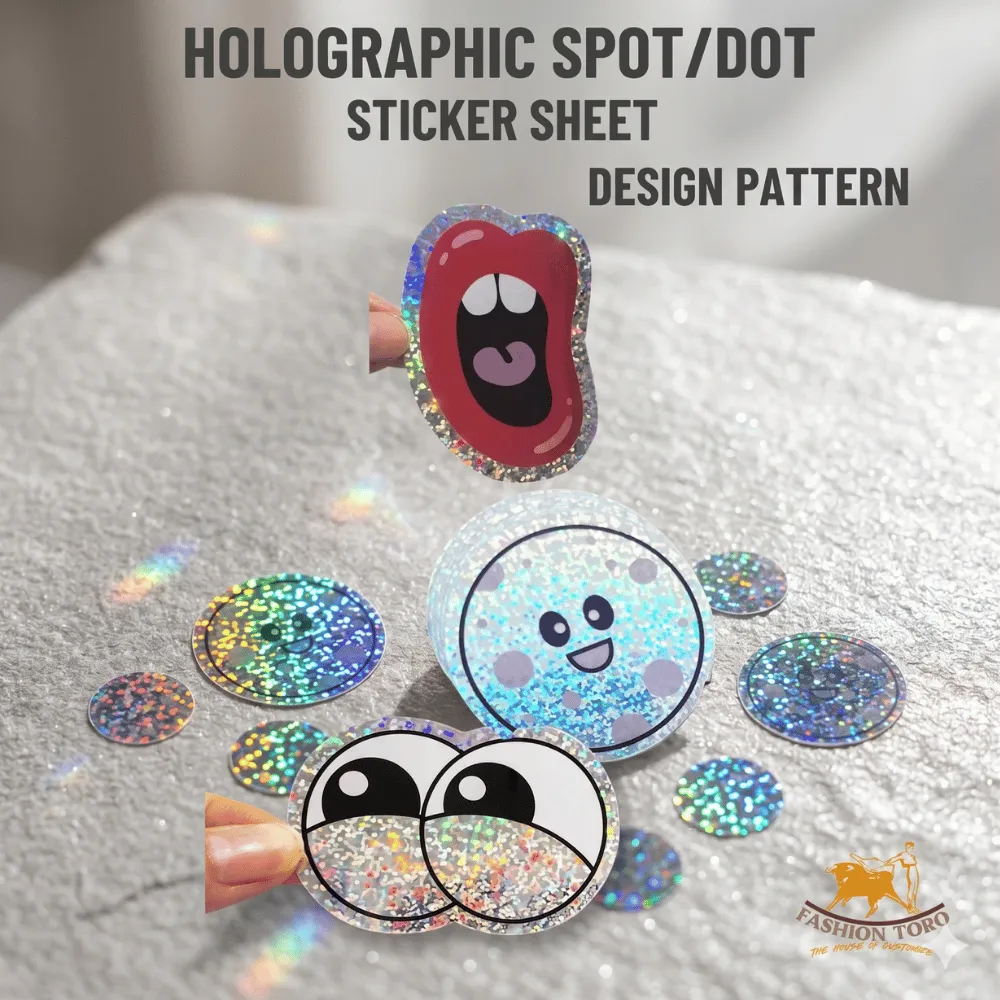 Holographic Dot Spot Sheet