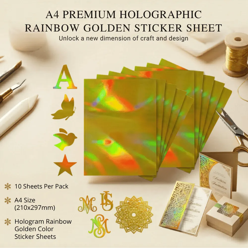 Holographic Rainbow Golden