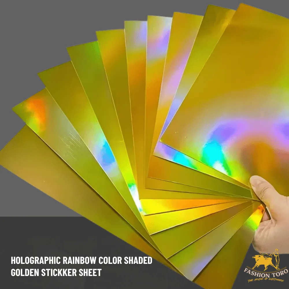 Holographic Rainbow Golden