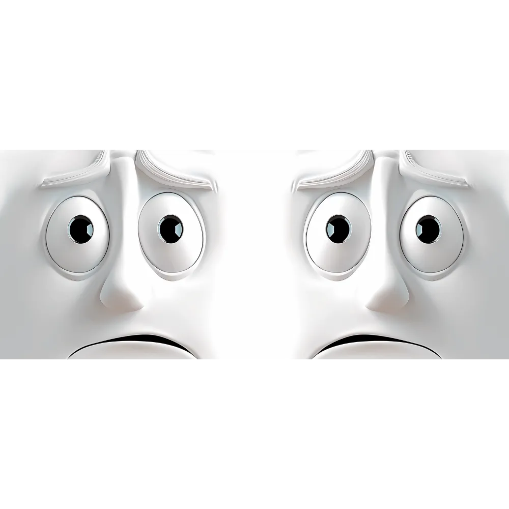 3d Funny faces