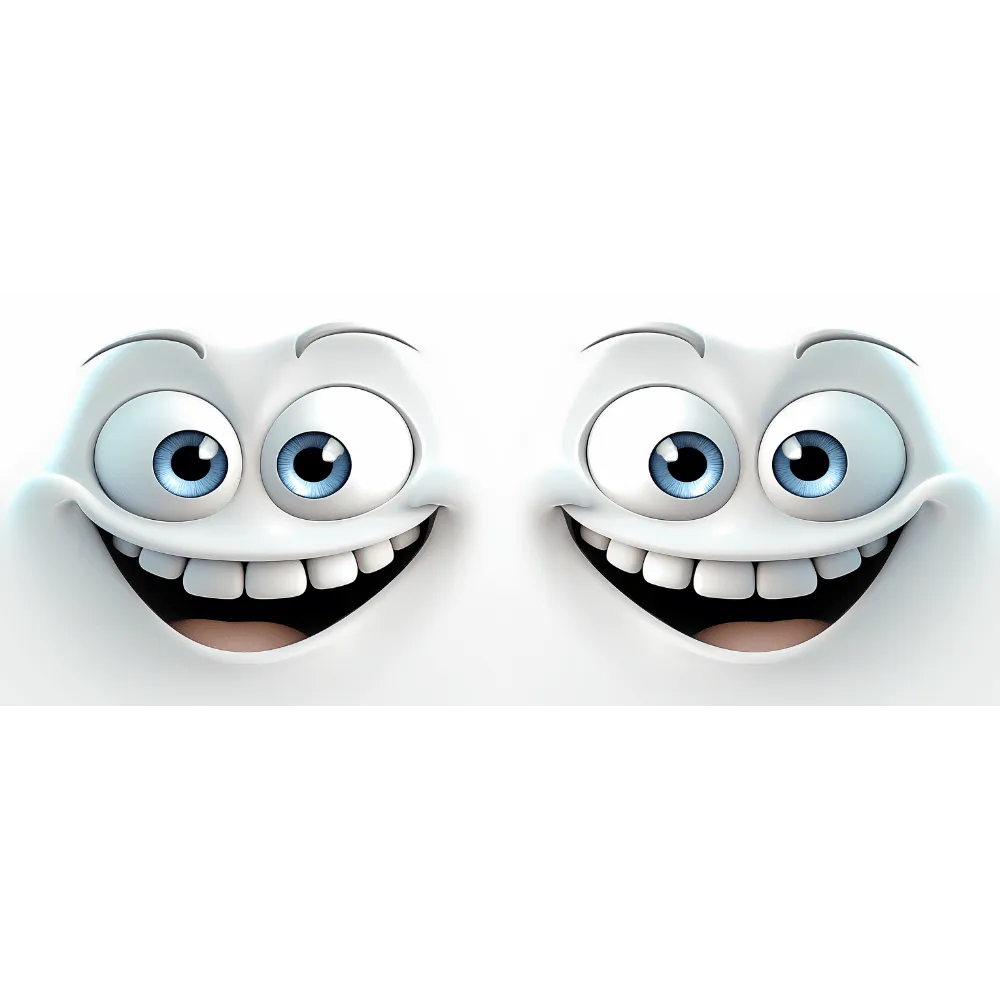 3d Funny faces
