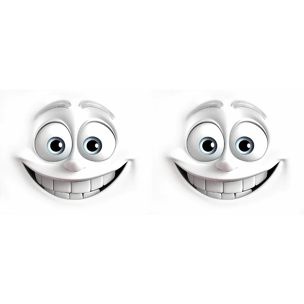 3d Funny faces