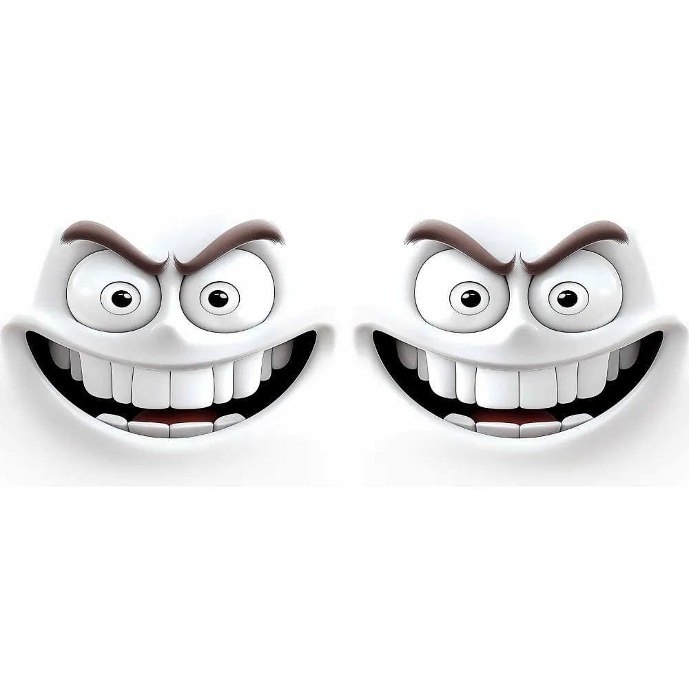 3d Funny faces
