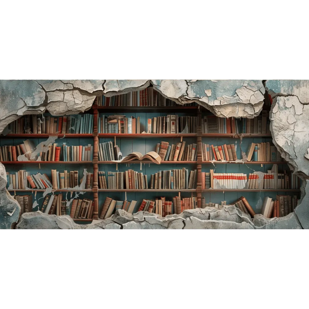 3d Wall Books Racks