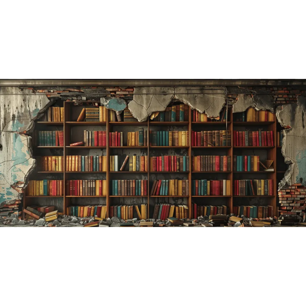 3d Wall Books Racks