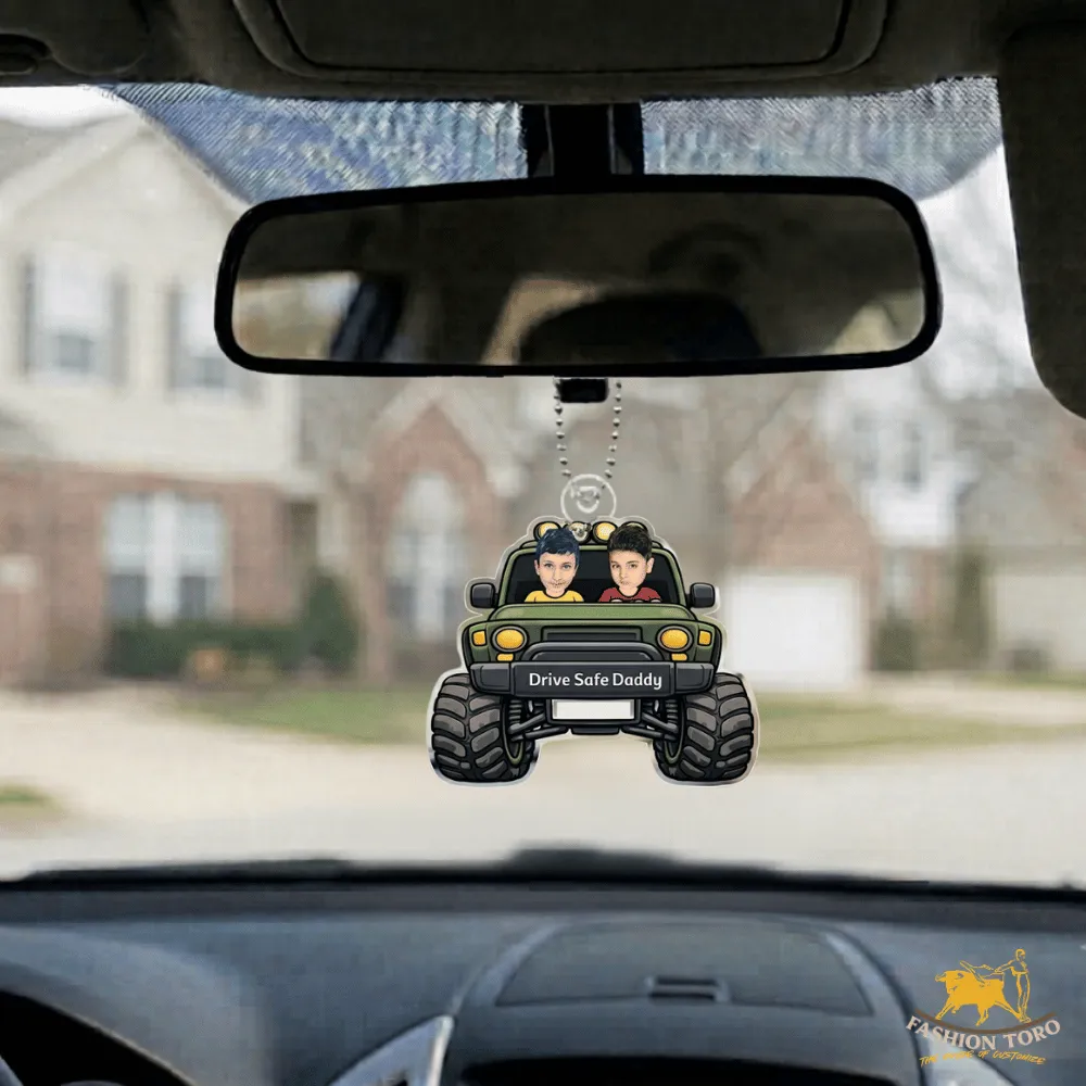 Custom Rearview Mirror Hanging Ornaments (Drive Safe Series)