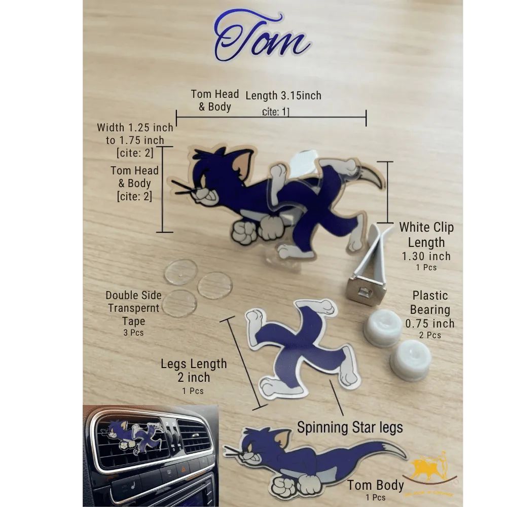 Tom & Jerry Car Spinners