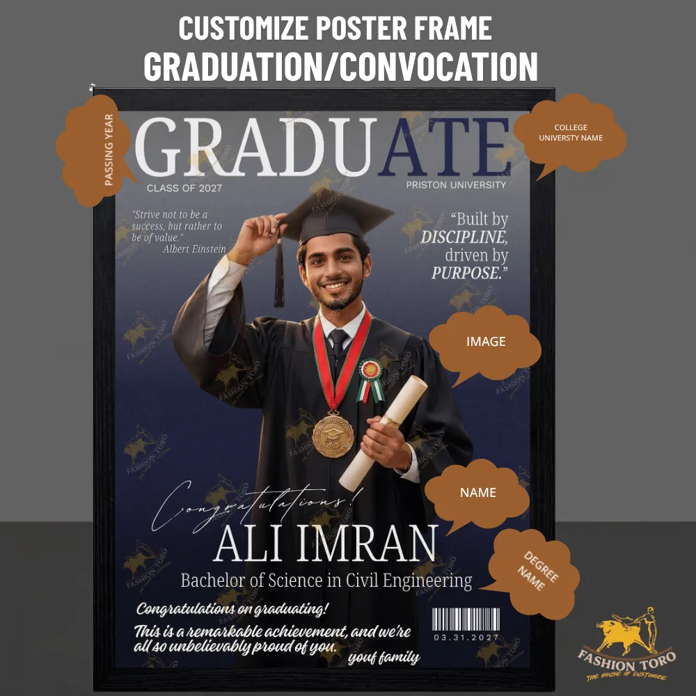 Graduation Convocation Customize Poster Frame